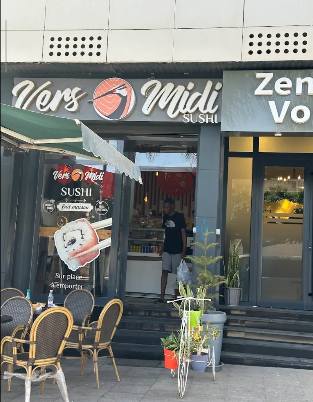 Vers midi sushi oran